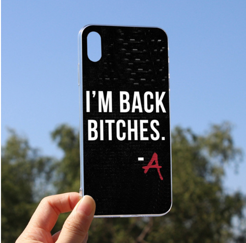 Black Pretty Little Liars Cellphones Cover Coque For iPhone 6plus 6s 6 5 5s SE 7 8 X XS max XR 8plus 7plus 101